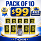 Pack 10 - T-chin Sospwa Seifens 100% Original Kwang Tze Solution china brush